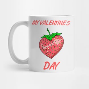 Valentines Day for Couples Fruits Mug